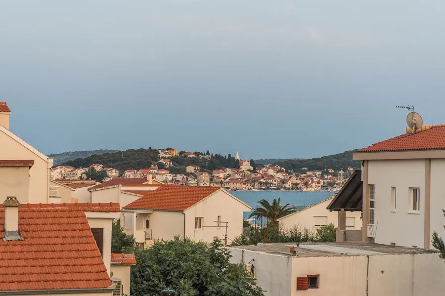 Výhled na moře z terasy apartmánu s Výhled Moře