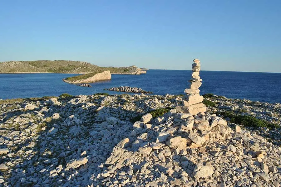 Blick auf den Nationalpark Kornati