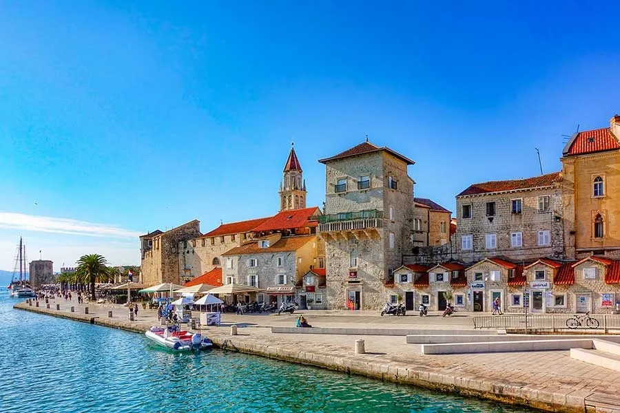 trogir downtown