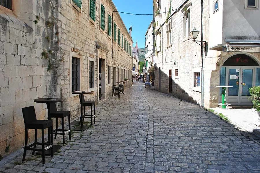 A street in the historic city